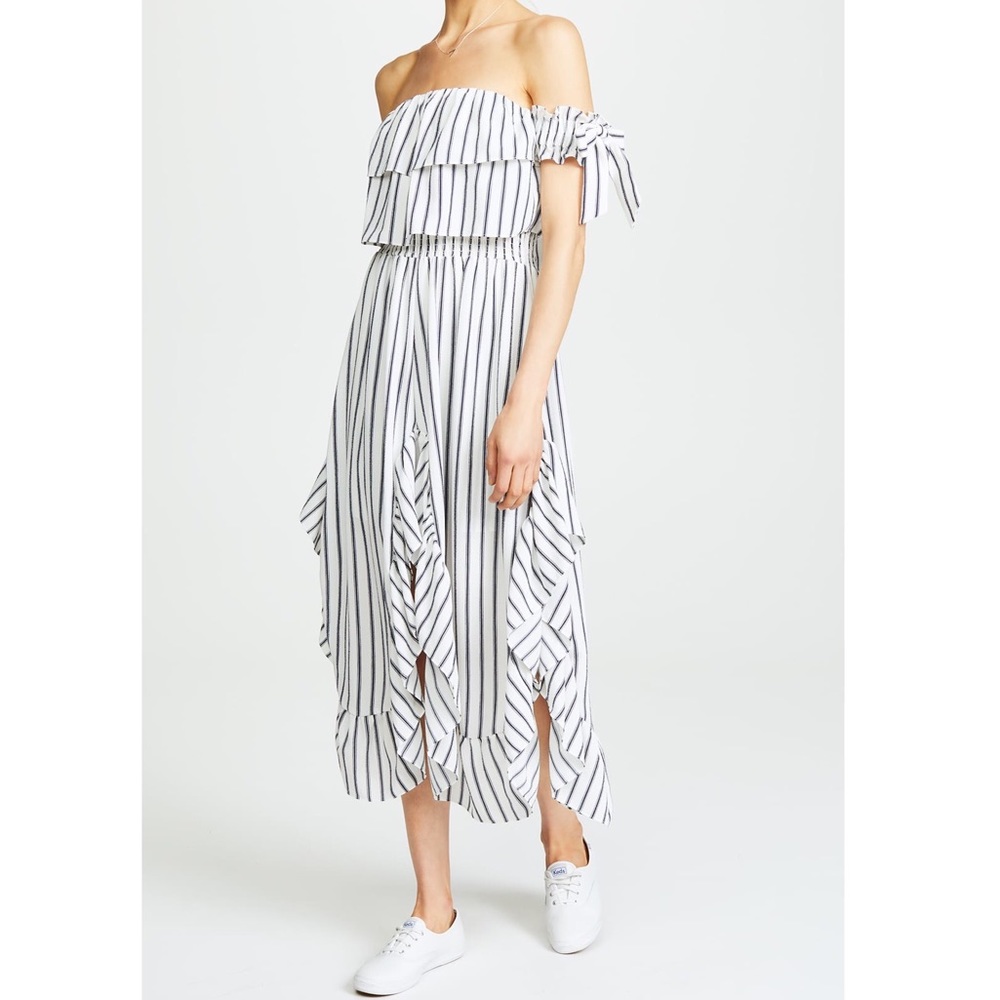 NWT Misa Los Angeles Rosa Off Shoulder Dress XS